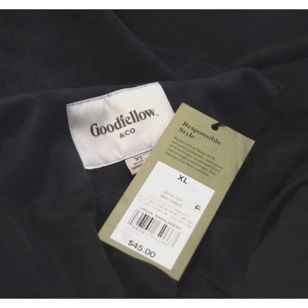 NWT  Goodfellow & Co Men's Size XL Navy 